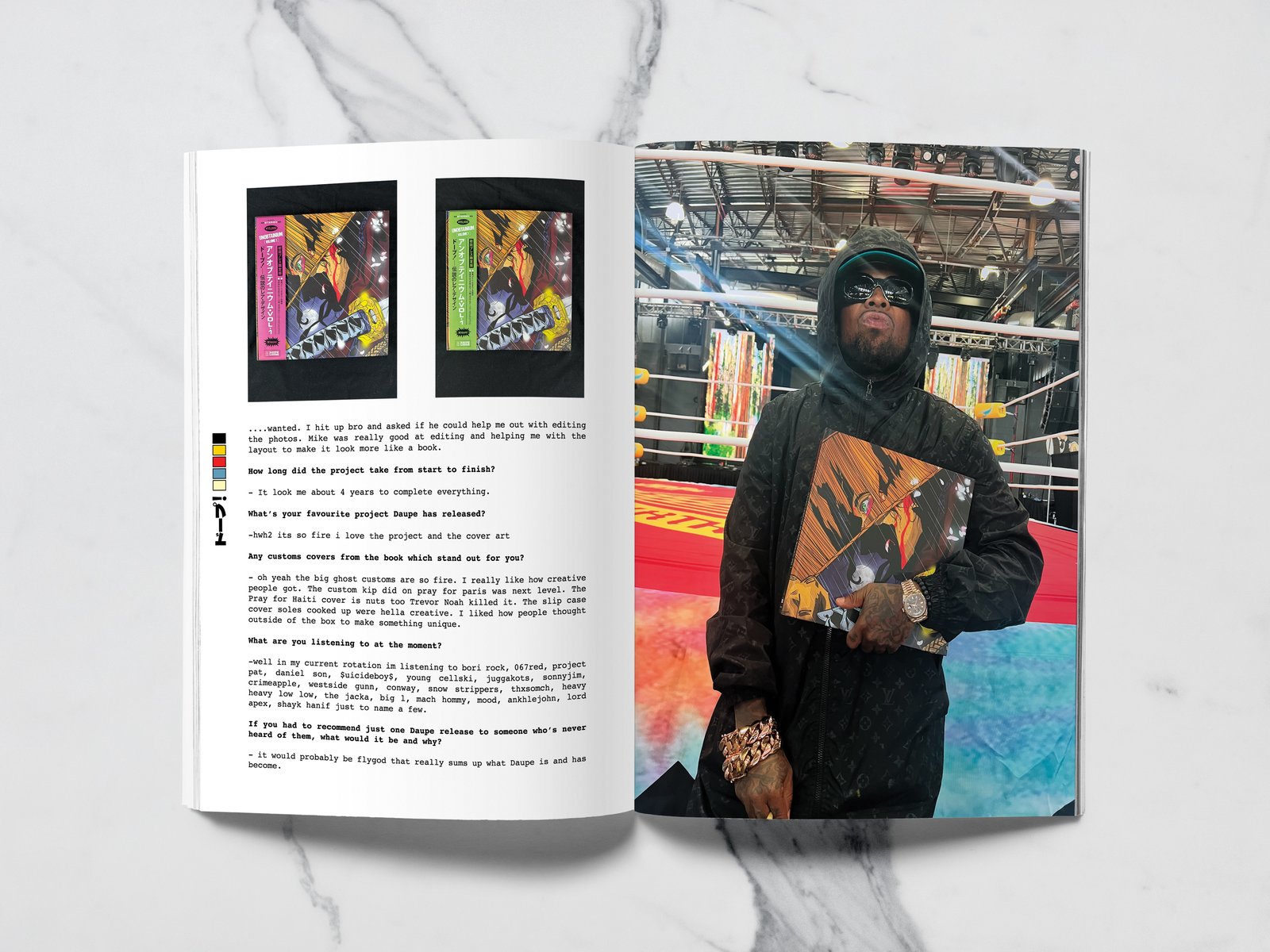 Daupe Lords OBI Japanese Blue Cassette, Book & Zine Mega Bundle